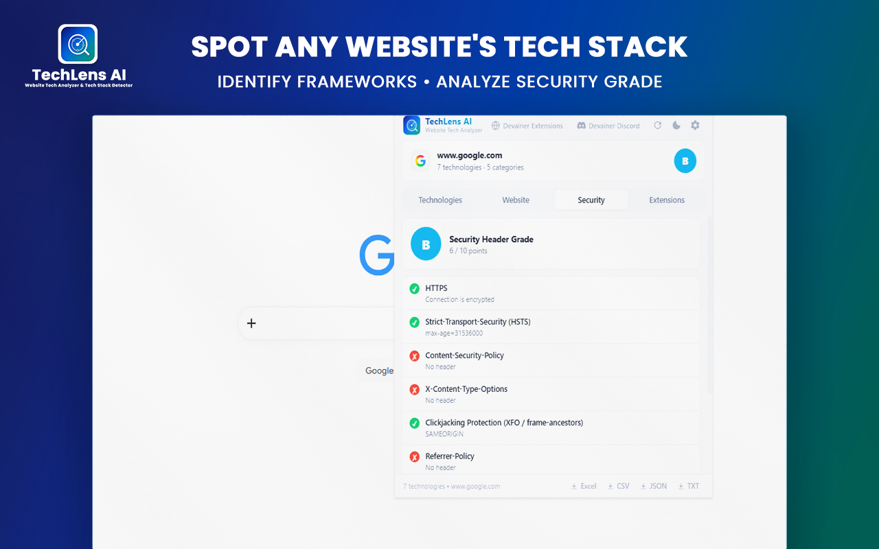 How to Analyze Any Website Tech Stack with TechLens AI
