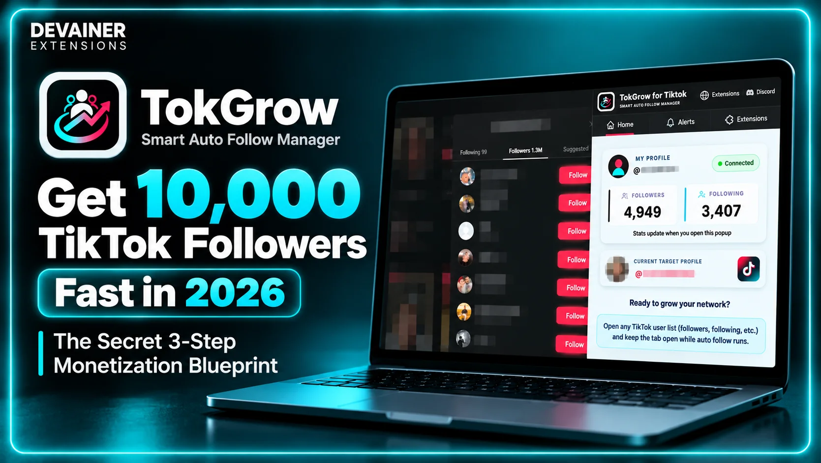 TokGrow for TikTok Smart Auto Follow Manager – How to Get 10,000 TikTok Followers Fast in 2026 Using Automated Audience Growth Tools