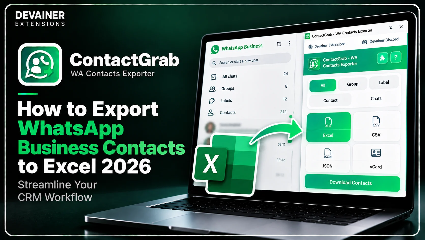 How to Export WhatsApp Business Contacts to Excel 2026: Streamline Your CRM Workflow